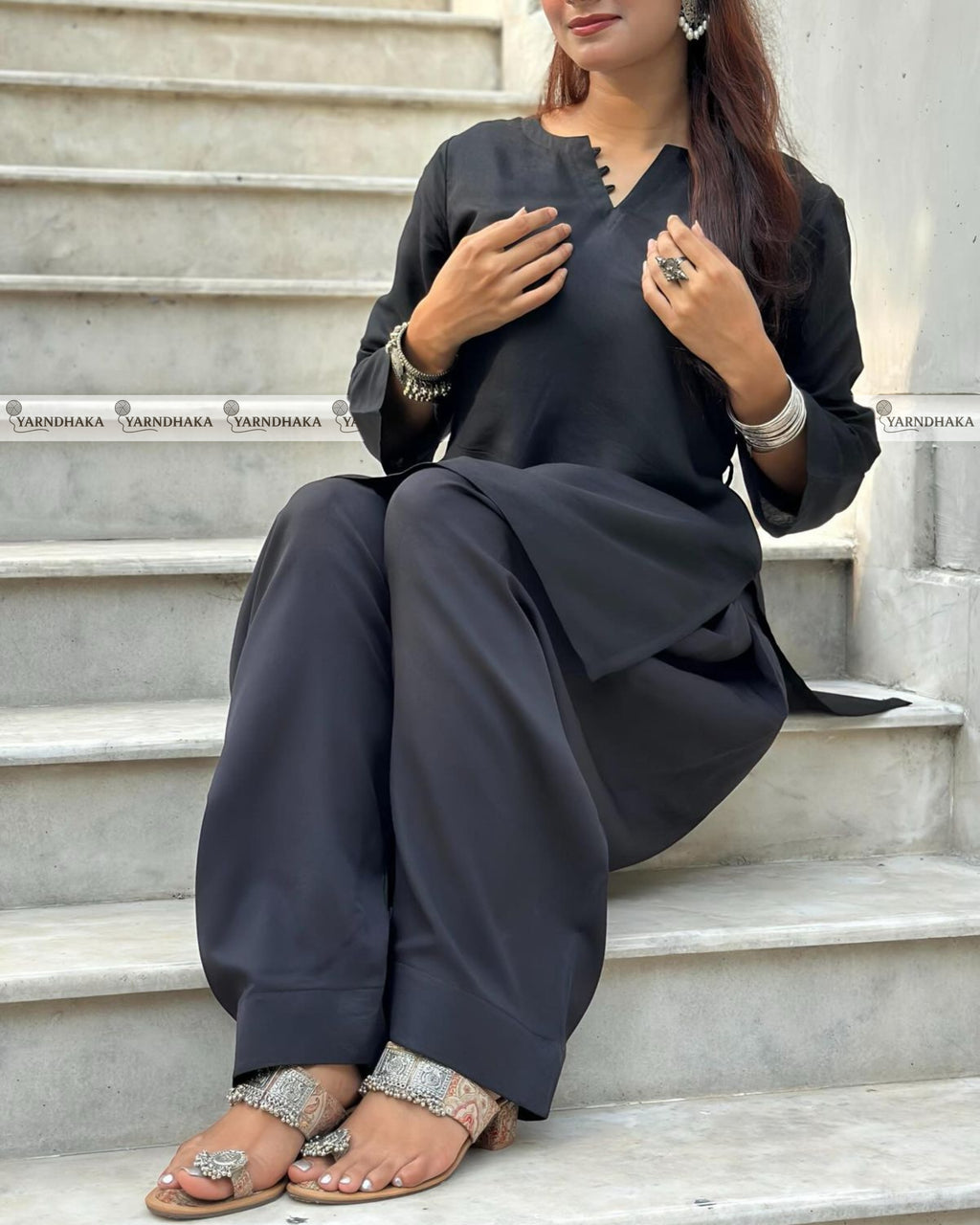 Black Farshi 2PC Set