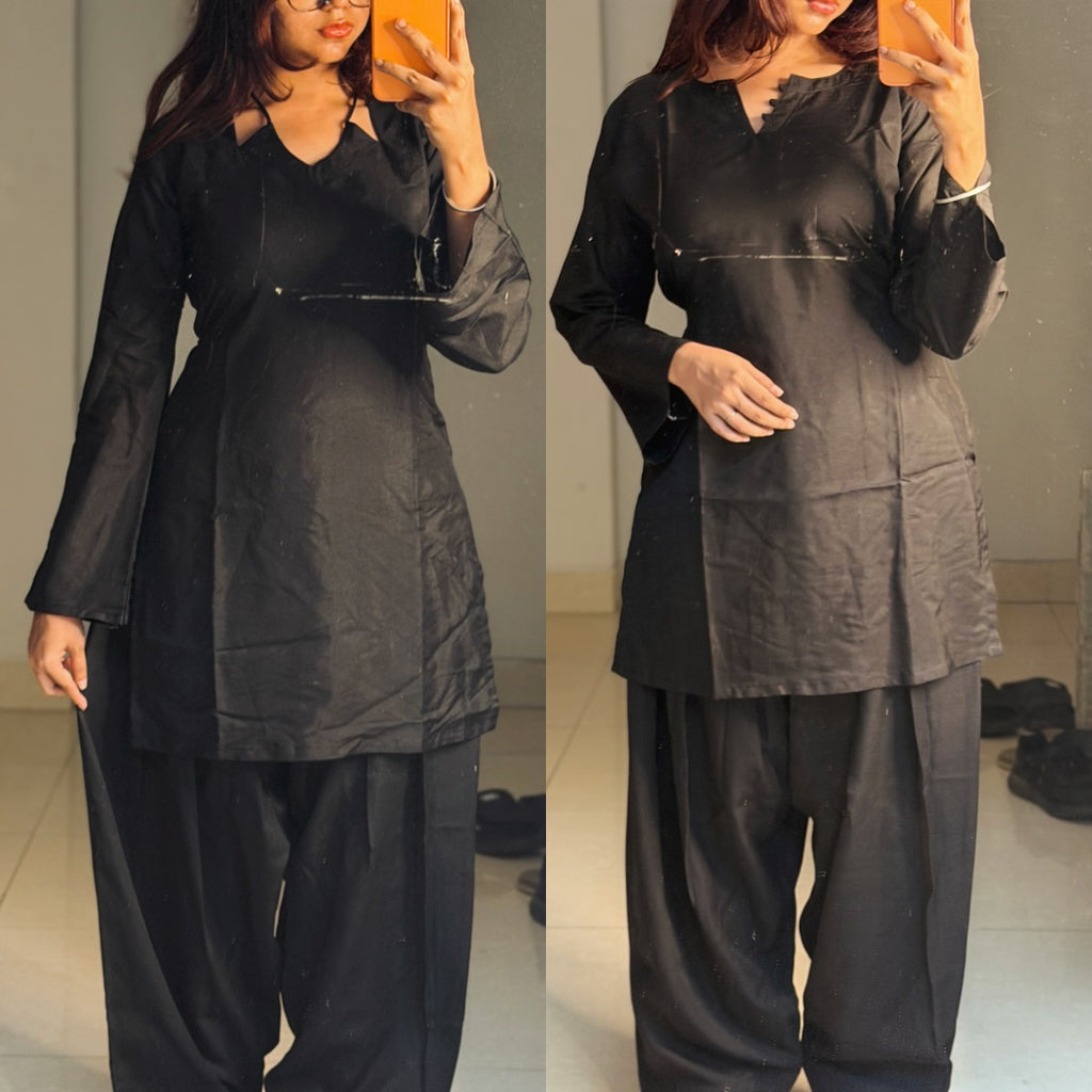 Black Farshi 2PC Set