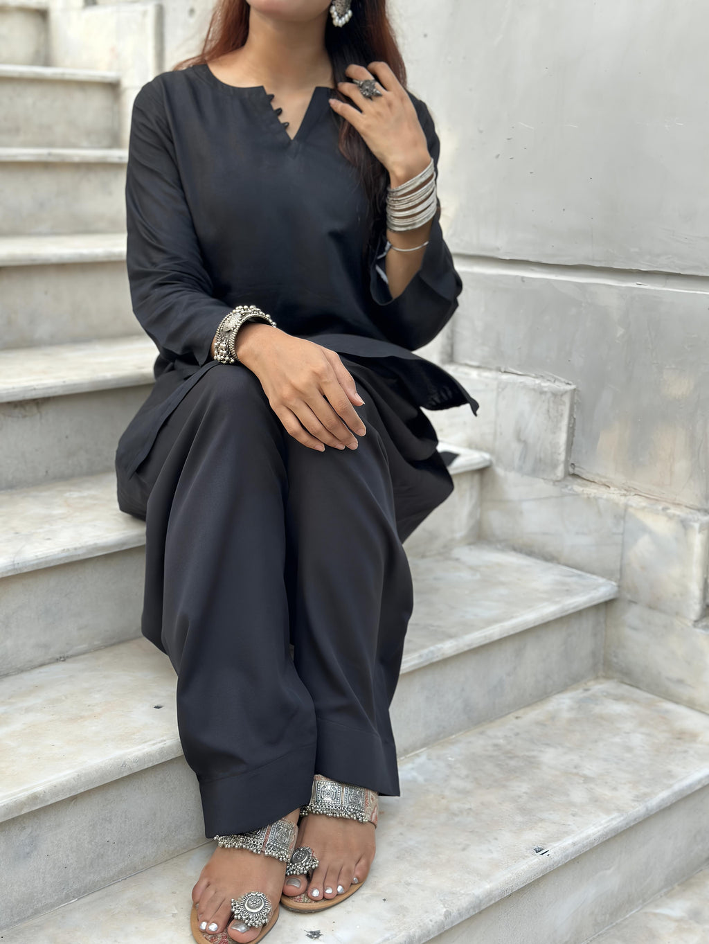 Black Farshi 2PC Set
