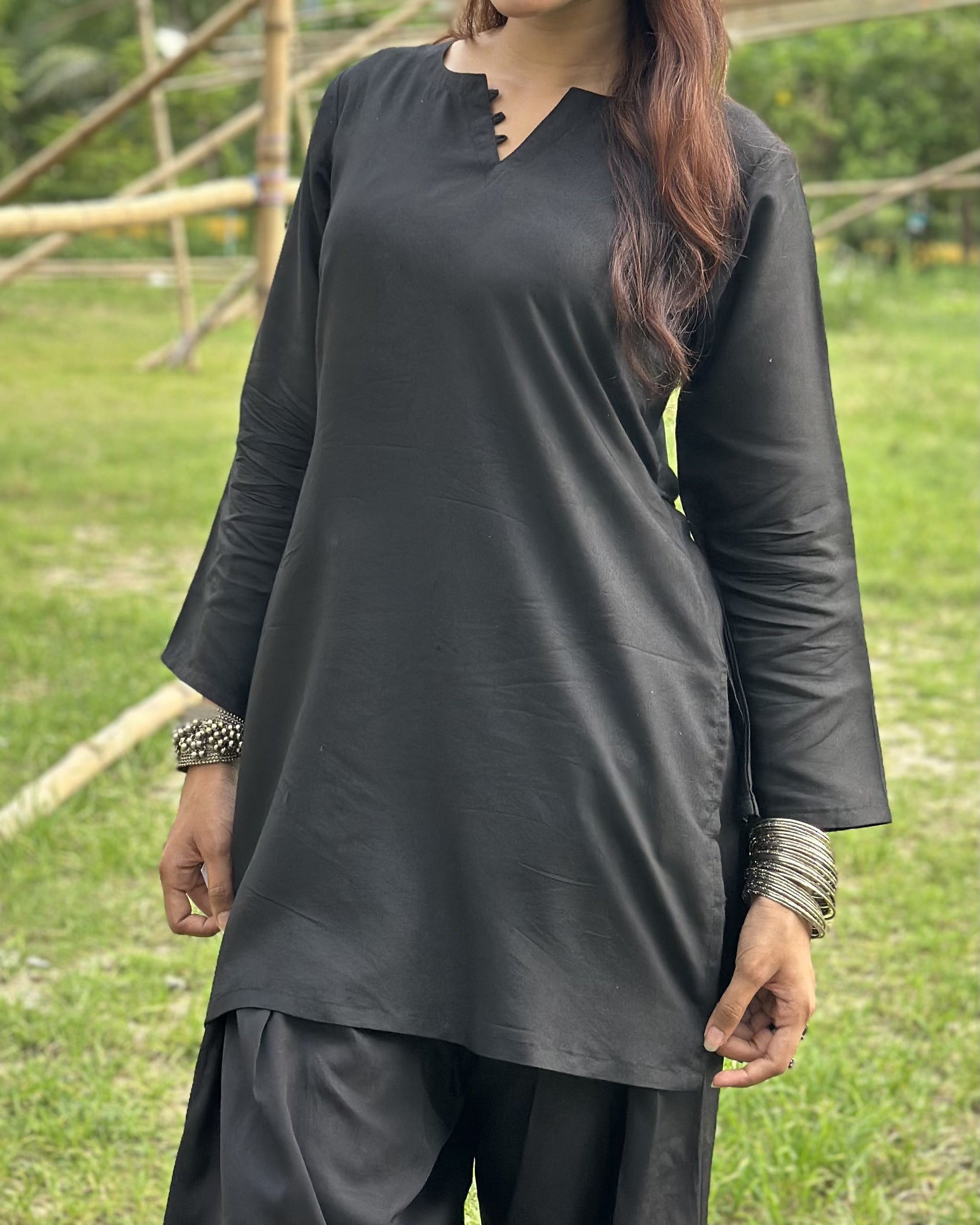Black Farshi 2PC Set