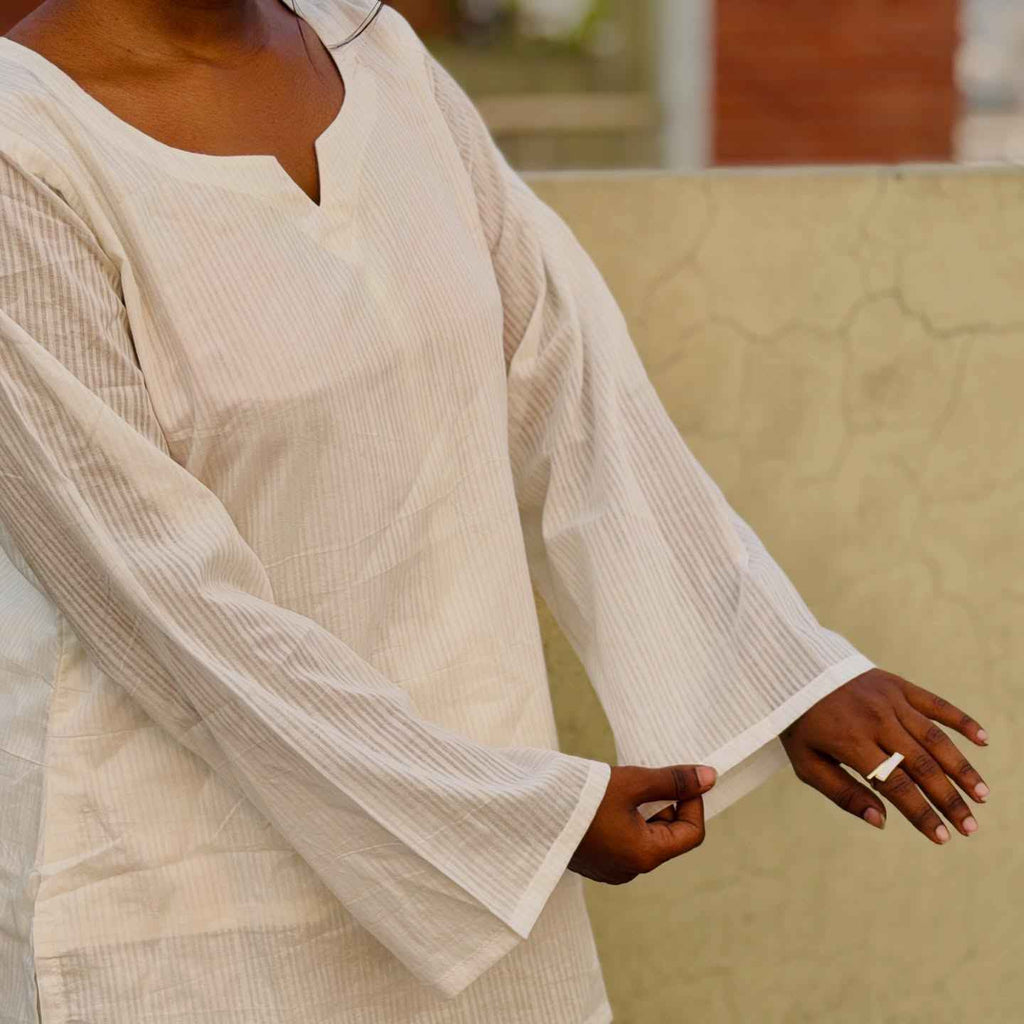 Pure White Kurti (Inner Attached)