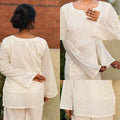 Pure White Kurti (Inner Attached)