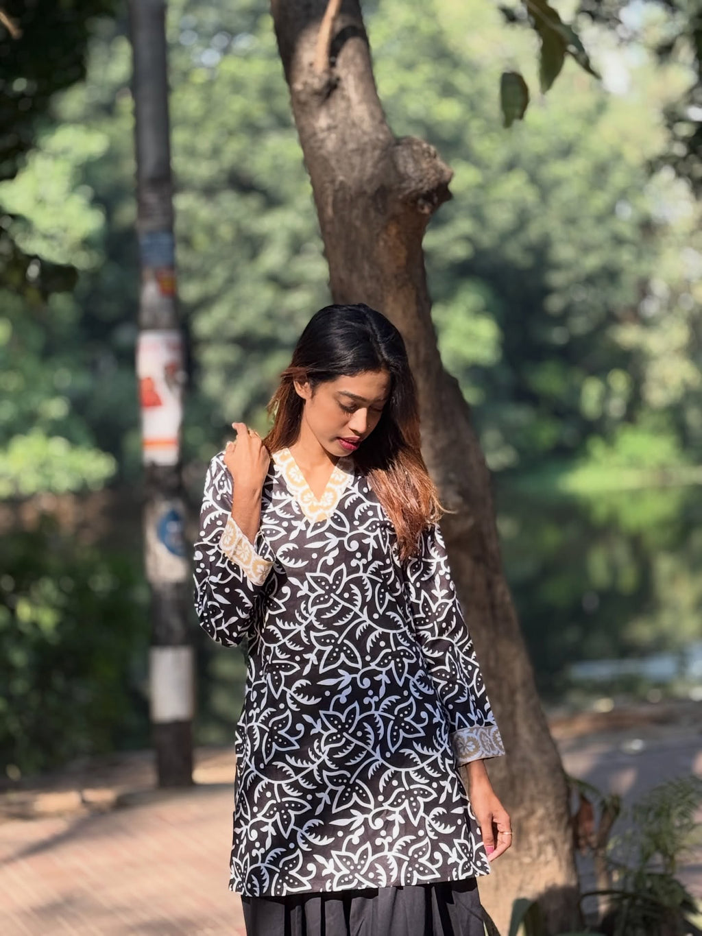 Black Farshi Suite - Pure Joypuri Cotton