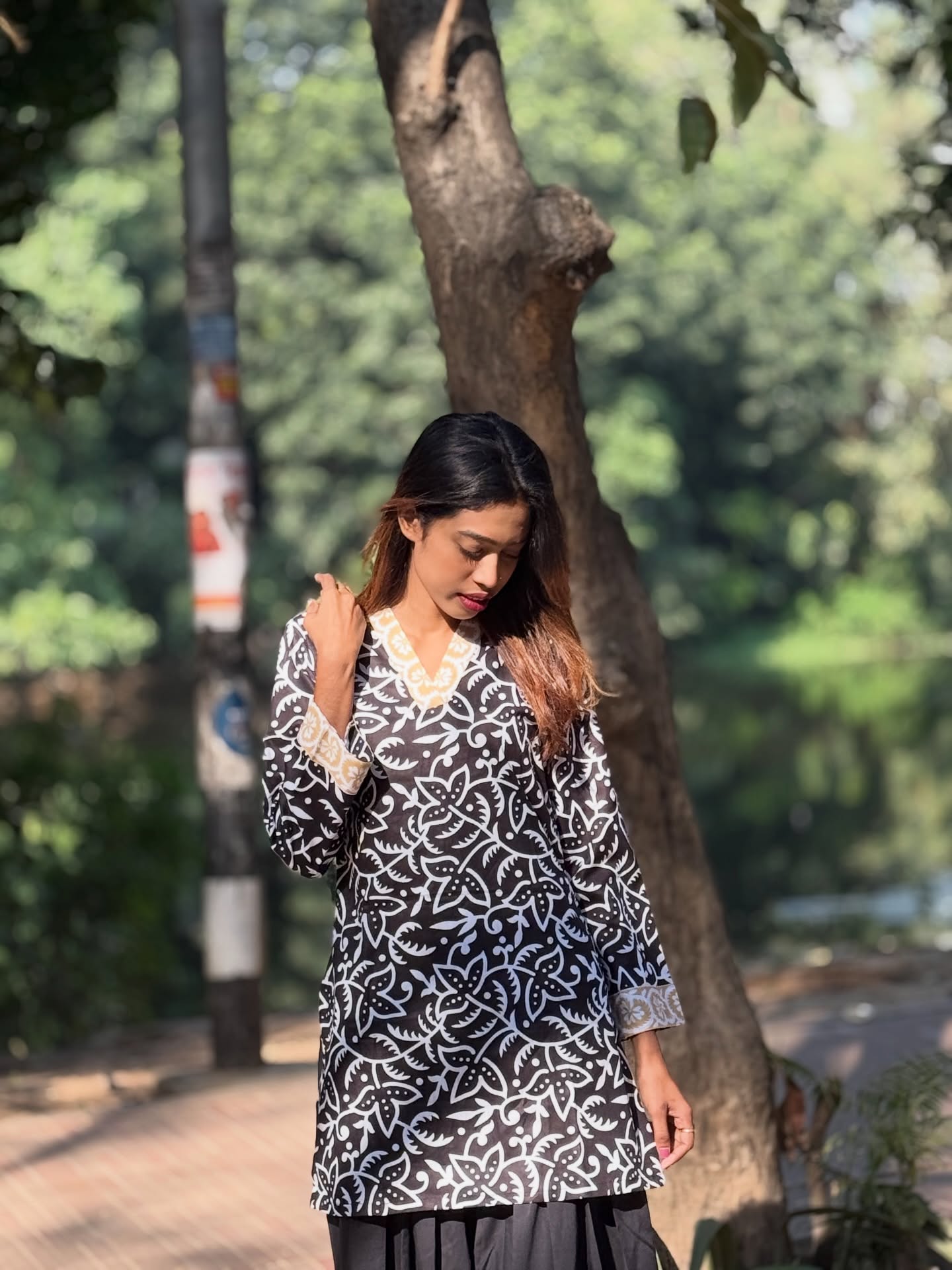 Black Farshi Suite - Pure Joypuri Cotton