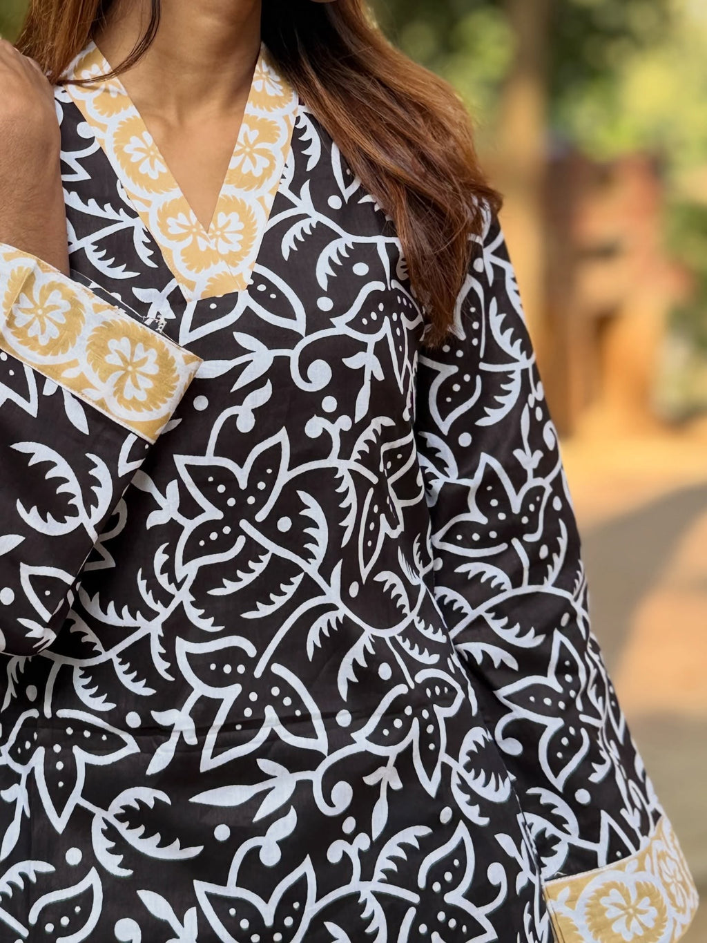 Black Farshi Suite - Pure Joypuri Cotton