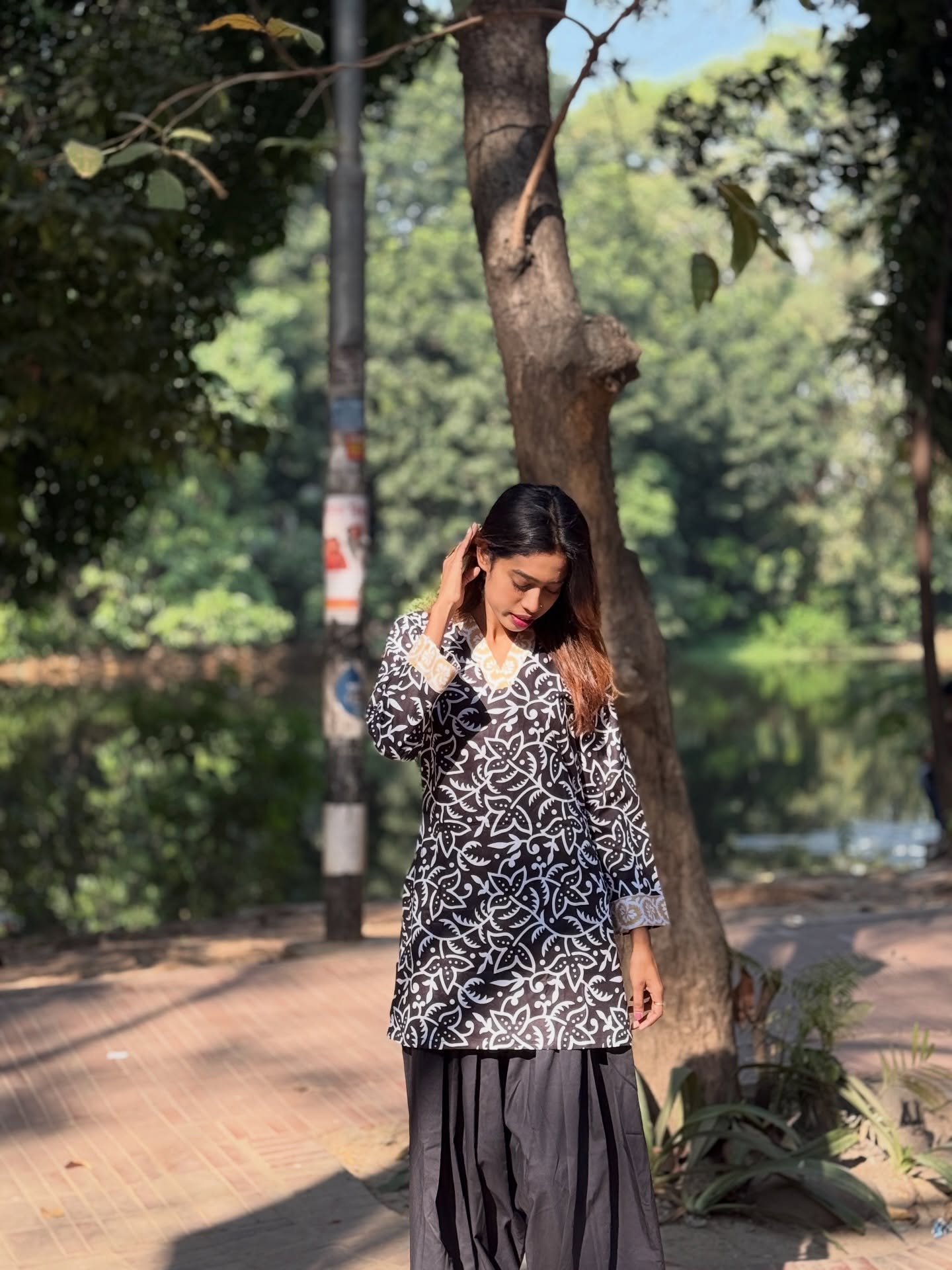 Black Farshi Suite - Pure Joypuri Cotton